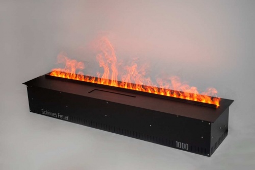 Электроочаг Schönes Feuer 3D FireLine 1000 Pro со стальной крышкой в Смоленске