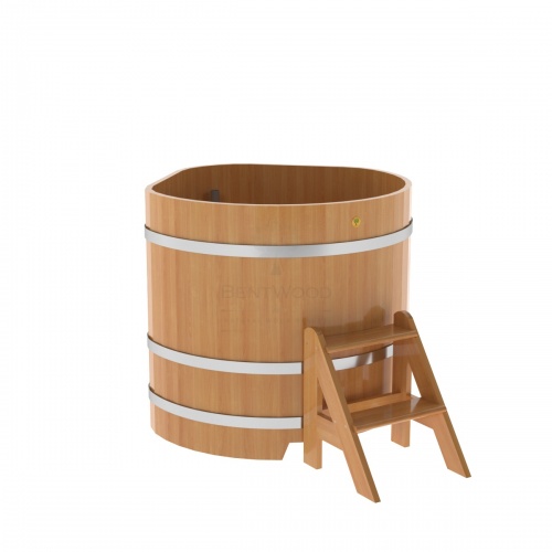 Купель угловая из лиственницы BentWood 1,03х1,03